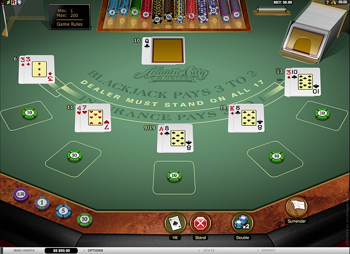 online blackjack microgaming