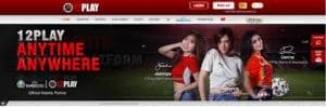 12 Online betting home page