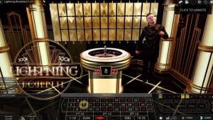 live Lightning Roulette casino game